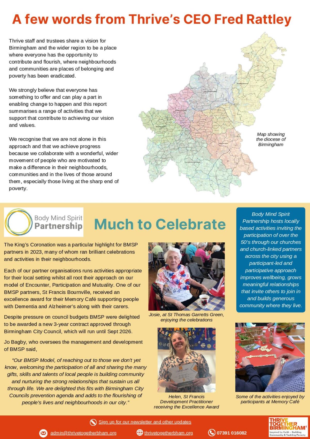 Highlights from Thrive Together Birmingham | Birmingham Churches Together